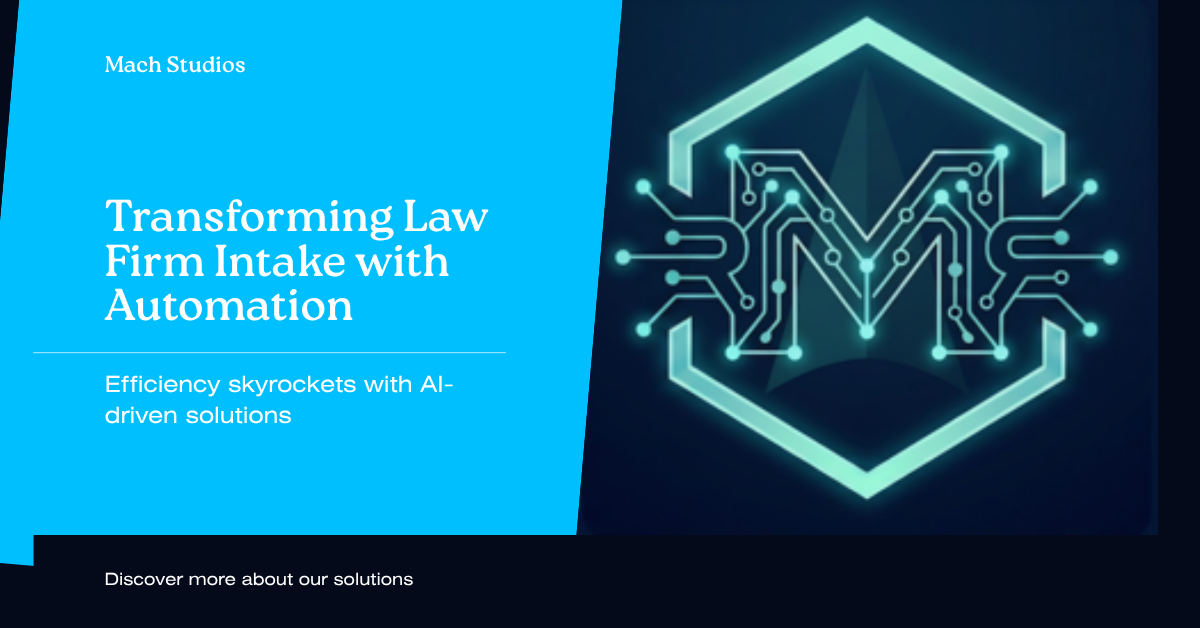 Transforming law firm intake with automation, where efficiency skyrockets with AI-driven solutions.